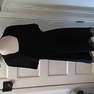 K petite collection black dress set nwt